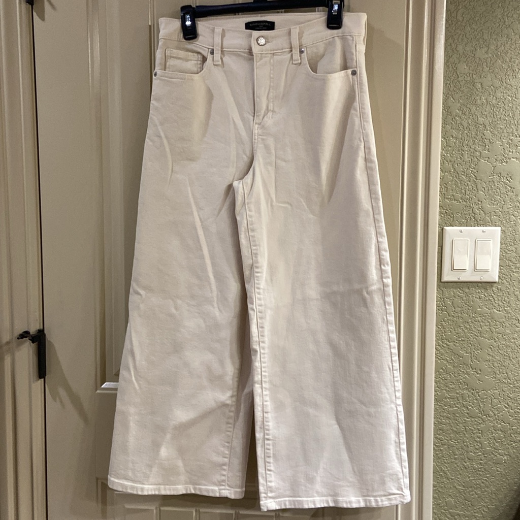 Wide Leg Denim By Banana Republic Brand Euc